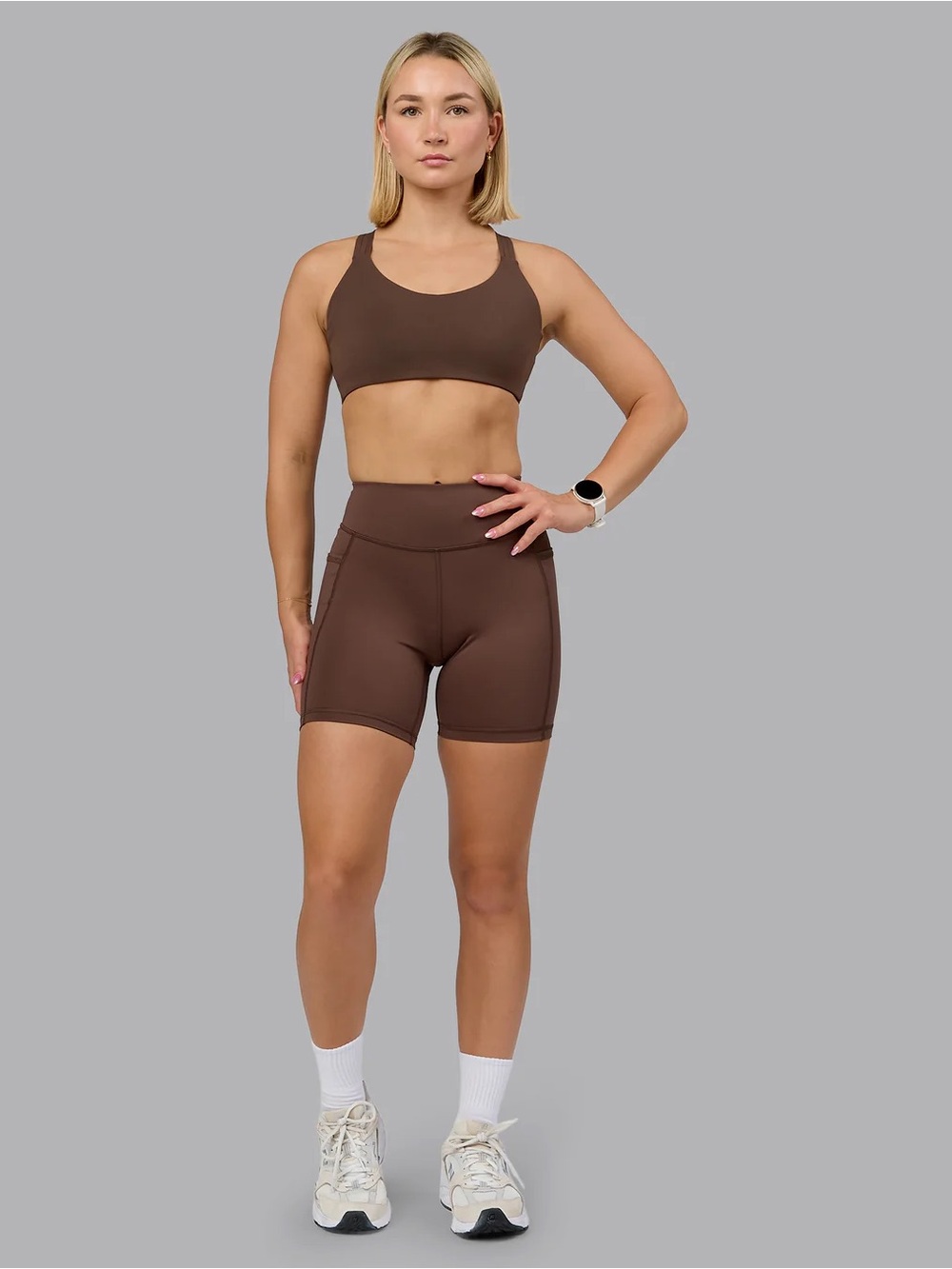 LSKD : Elite High Rise 6” w/pockets - chocolate martini